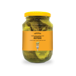 Cornichons aigres-doux en rondelles rustique 845G