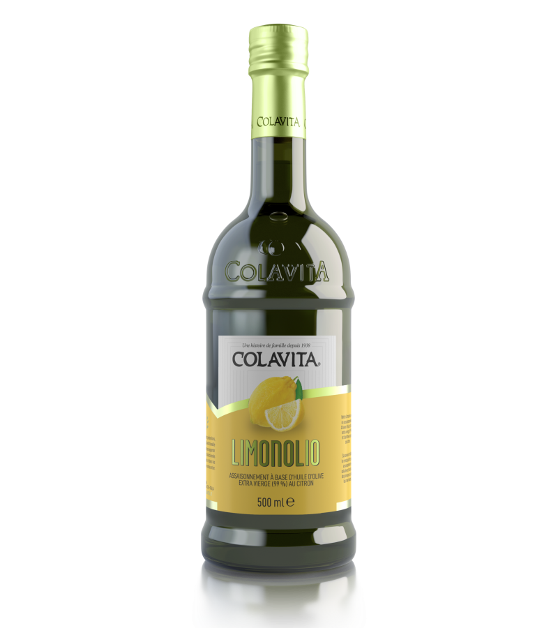 Huile d'olive vierge extra saveur citron 50cl Huile d'olive vierge extra saveur citron 50cl