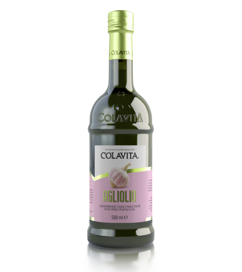 Colavita extra virgin olive oil Garlic flavor 50cl Colavita extra virgin olive oil Garlic flavor 50cl