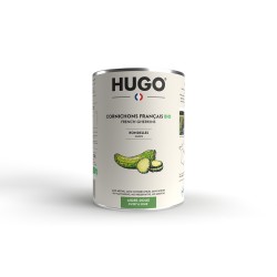 Rondelles de cornichons aigre-douces françaises bio HUGO boite 5/1